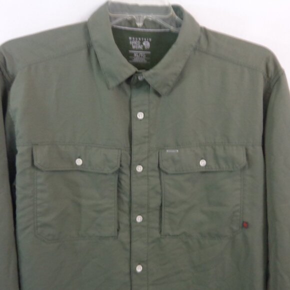 Mountain Hardwear Shirt Men's Long Sleeve Vented Button Down - Picture 3 of 13